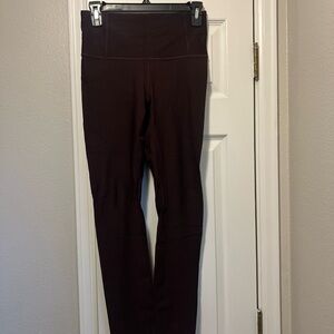 lululemon Wunder Train Dark Purple Leggings